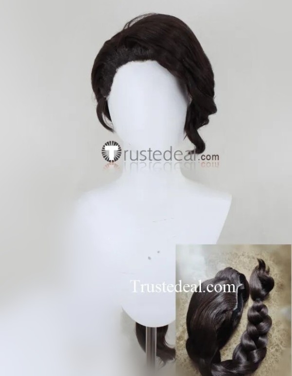 Brown Braided Styled Cosplay Wig