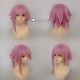 Short Pink Styled Cosplay Wig
