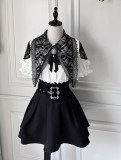 Sweet Short Sleeves Jirai Kei Japanese Dress Set 3 Colors Blouse Skirt
