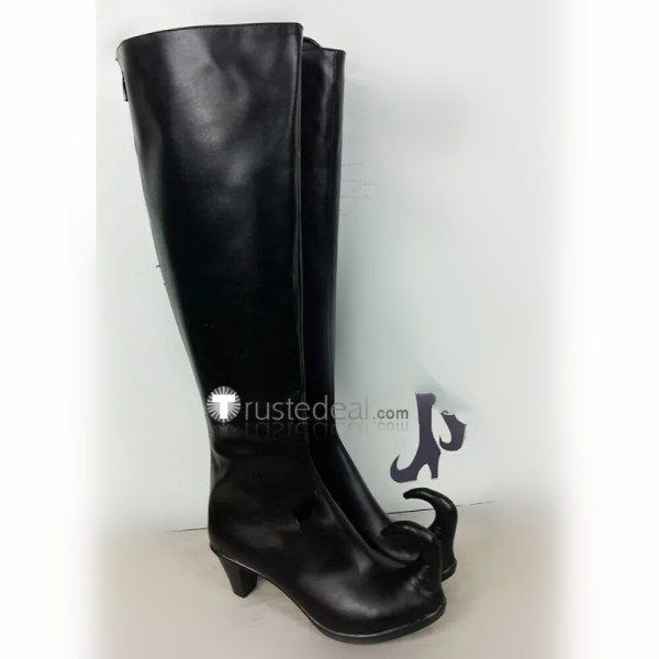 Witch Black Cosplay Shoes Boots