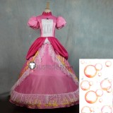 Princess Pink Orange Dress Cosplay Costume