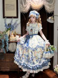 Blueberry Bunny Cottagecore Lolita Dress