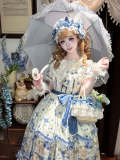 Blueberry Bunny Cottagecore Lolita Dress