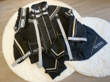 Jirai Kei Cyberpunk Black White Oversize Electronics Coat Shorts Pants