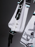 Jirai Kei Cyberpunk Black White Techwear Bunny Lolita Dress