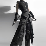 Ouji Kei Prince Unisex Gothic Lolita Black Halloween Costume
