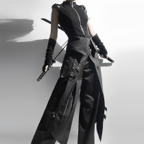 Ouji Kei Prince Unisex Gothic Lolita Black Halloween Costume
