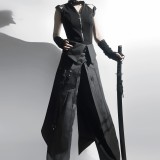 Ouji Kei Prince Unisex Gothic Lolita Black Halloween Costume