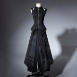 Ouji Kei Prince Unisex Gothic Lolita Black Halloween Costume