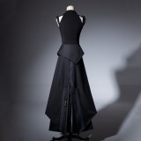Ouji Kei Prince Unisex Gothic Lolita Black Halloween Costume