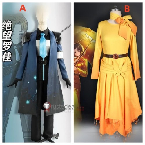 Limbus Company Into the Sunset Rodion Lobotomy EGO Rodion Battle Cosplay Costume