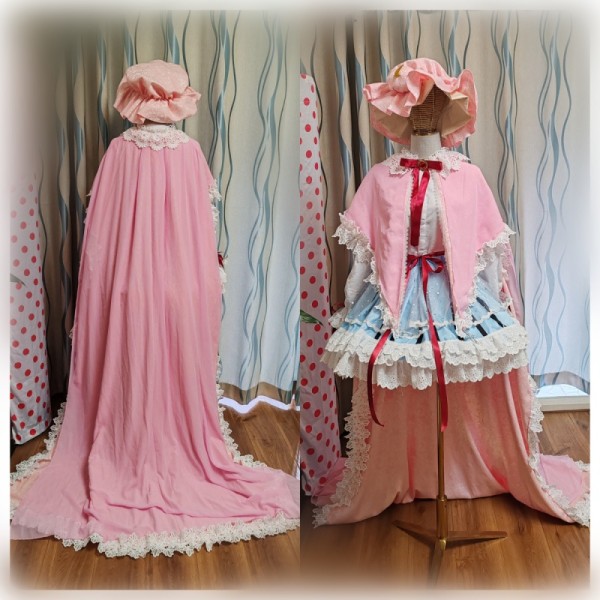Patchouli Pink Lolita Dress Cosplay Costume