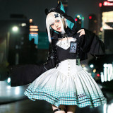 Electronic Neko Cat Ears Gothic Lolita Dress