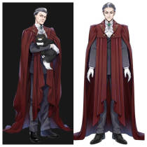 Professor Trein Red Cape Cosplay Costume
