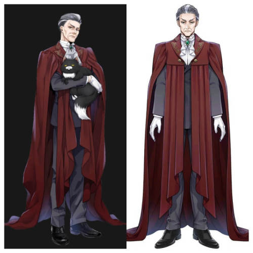 Professor Trein Red Cape Cosplay Costume