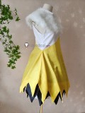 Commission Gijinka Braixen Yellow White Cosplay Costume