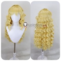 Gijinka Braixen Yellow Styled Cosplay Wig 80cm