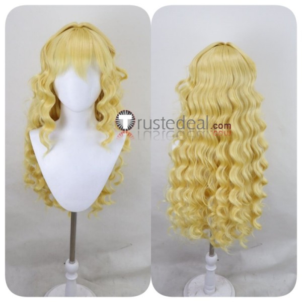 Gijinka Braixen Yellow Styled Cosplay Wig 80cm