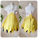 Commission Gijinka Braixen Yellow White Cosplay Costume