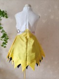 Commission Gijinka Braixen Yellow White Cosplay Costume