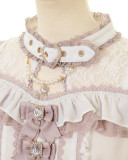 Sweet Jirai Kei Pink Black White Blouse Lolita Dress