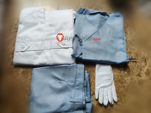 Calyx Blue White Cosplay Costume
