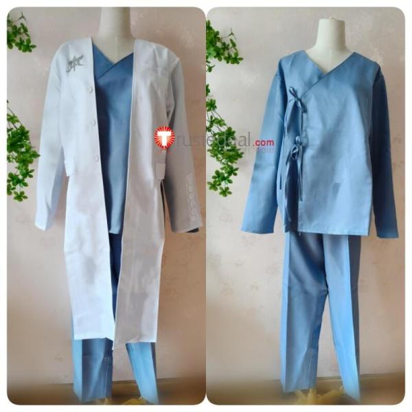 Calyx Blue White Cosplay Costume