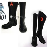 Servamp Kuro Sleepy Ash Black Cosplay Shoes Boots