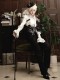 Ouji Kei Prince Lolita Black White Blouse Pants