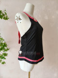 Rosa Pink Black Tank Top Cosplay Costume