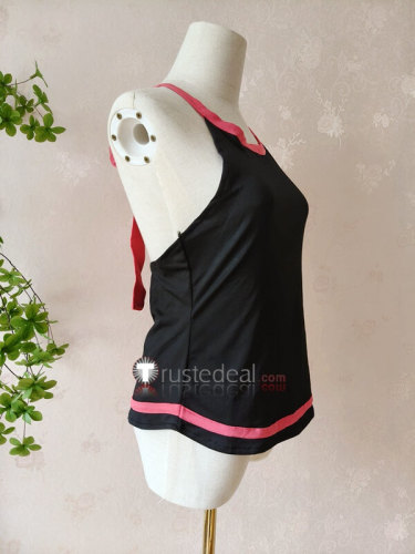 Rosa Pink Black Tank Top Cosplay Costume