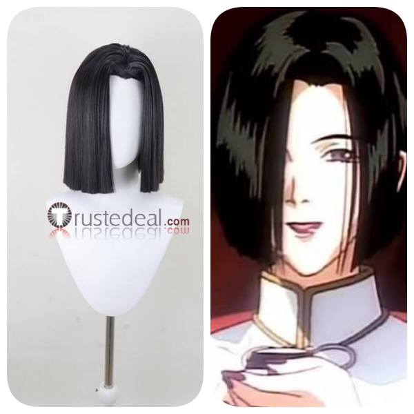 Pet Shop of Horrors Count D Black Purple Styled Cosplay Wig