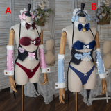 Nekopara Chocola and Vanilla Swimsuit Bikini Summer Cosplay Costume