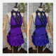 Final Fantasy XII Remake Tifa Lockhart Blue Purple Formal Dress Cosplay Costume