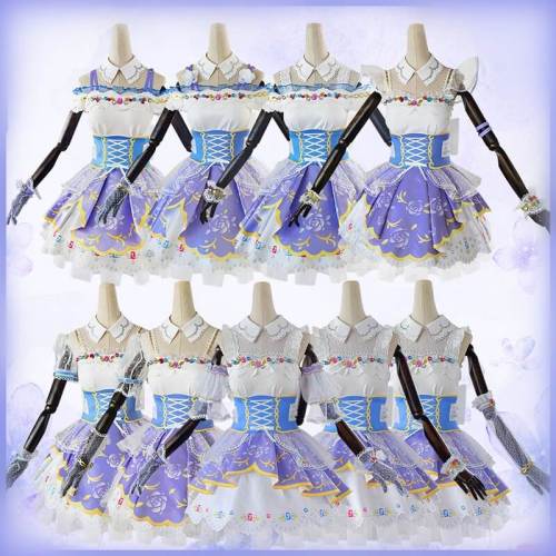 Love Live Nico Yazawa Rin Honoka Nozomi Kotori Hanayo Rin Maki Umi Eli Royal Princess Cosplay Costume
