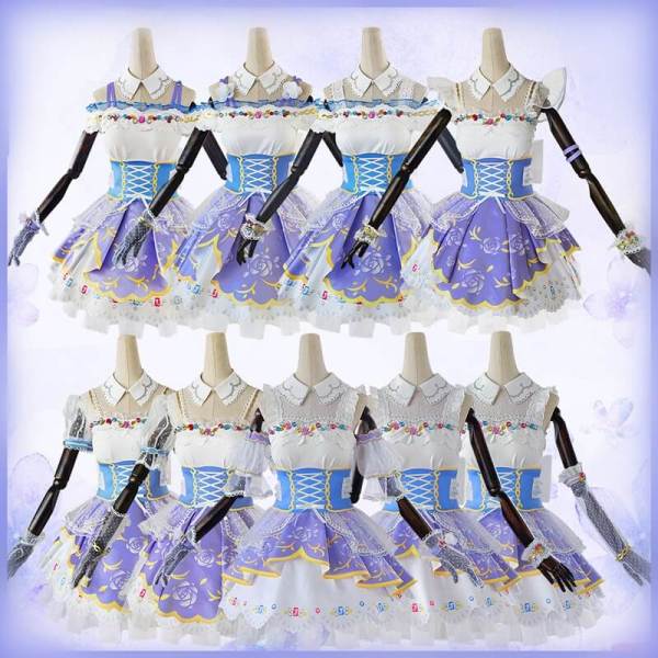 Love Live Nico Yazawa Rin Honoka Nozomi Kotori Hanayo Rin Maki Umi Eli Royal Princess Cosplay Costume