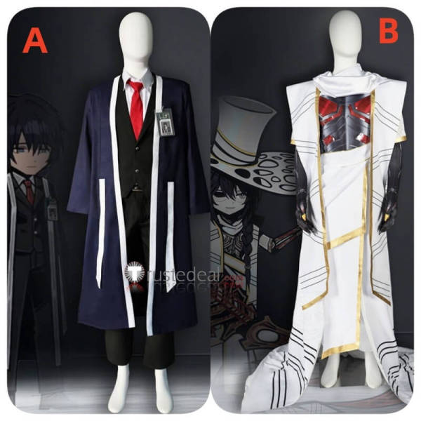 Limbus Company The Ring Nursefather Hong Lu Bamboo-hatted Kim Lib Cosplay Costume