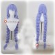 Yuzuki Blue Braid Styled Cosplay Wig