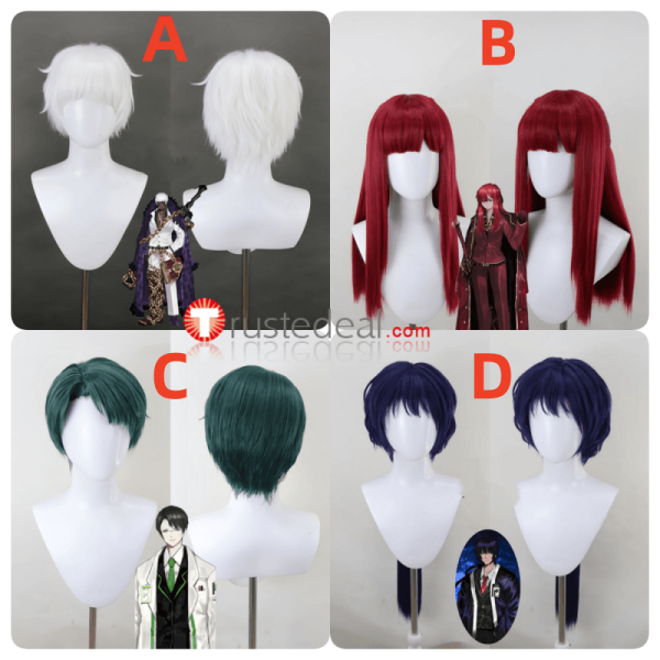 Limbus Company Kim Lib Dongrang Matthias‌ Yuri  Red Green White Blue Styled Cosplay Wig