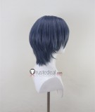 Calyx Blue Silver Gray Styled Cosplay Wig