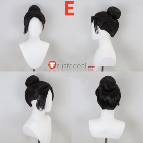 Zeno Annette Donna Black Lace Front Styled Cosplay Wig