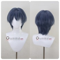Calyx Blue Silver Gray Styled Cosplay Wig