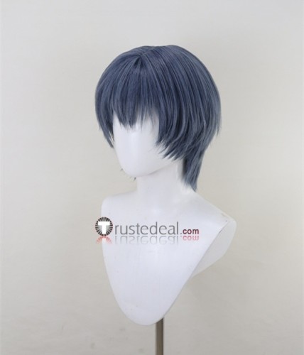 Calyx Blue Silver Gray Styled Cosplay Wig