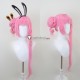 Luka Bunny Pink Styled Cosplay Wig