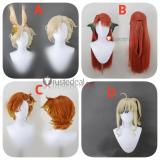 Male Female Viera Halmarut Orange Blonde Styled Cosplay Wig