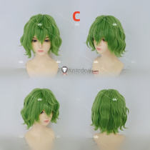 Touhou Project Yuuka Kazami Shikieiki Yamaxanadu Green Styled Cosplay Wig