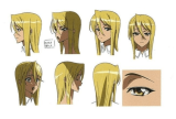 Shizuka Blonde Styled Cosplay Wig