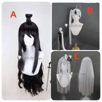 Library Of Ruina Xiao Yan Angela Solemn Lament Silver Black Styled Cosplay Wig