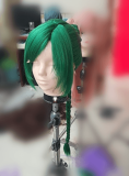 Tsukuyo Tama Green Styled Cosplay Wig