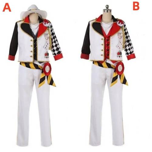 Disney Twisted-Wonderland Cater Trey Dorm Uniform Cosplay Costumes Shoes Boots